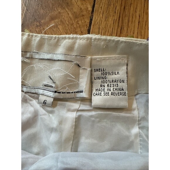 Vtg Seguin Skirt 6 Mosaic Geometric Bright Colorful Artsy Designer Eras - Picture 3 of 7